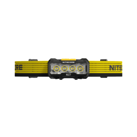 Đèn pin đội đầu NITECORE NU27 sáng 600 lumen siêu nhẹ 56g  có thay đổi màu ánh sáng