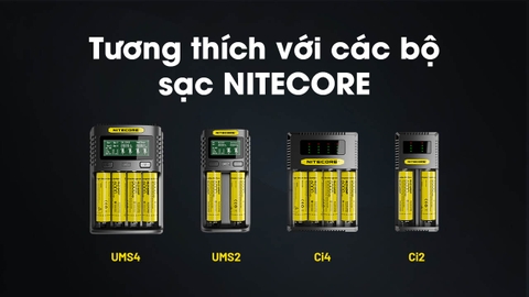 NL2160HP pin sạc Nitecore 21700 dung lượng 6000mah dòng xả cao 20A