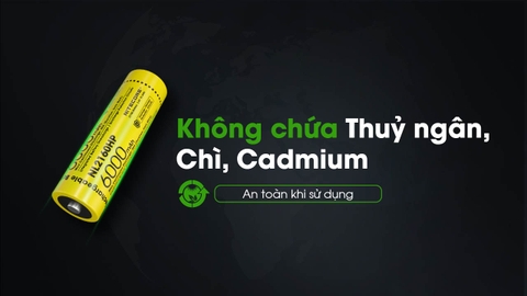 NL2160HP pin sạc Nitecore 21700 dung lượng 6000mah dòng xả cao 20A