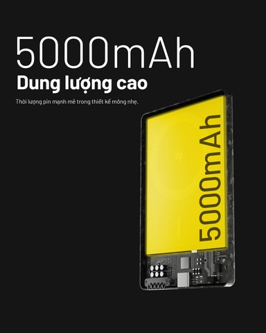 Sạc dự phòng Magsafe NITECORE NW5000 siêu mỏng nhẹ 5000mAh vỏ carbon