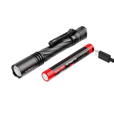 Klarus P2 – Đèn pin EDC 1000 lm siêu gọn, sạc USB-C, dùng pin 14100/AA