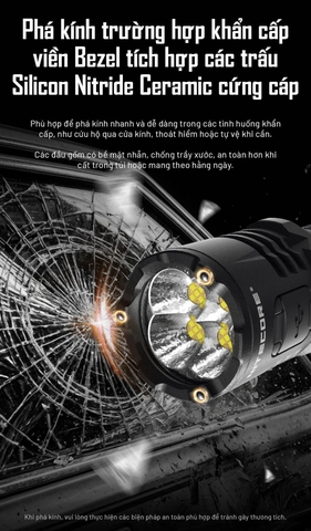 Đèn pin chiến thuật NITECORE P27iX – Sáng 5000 lumen, chiếu xa 430m, pin 5500mAh, sạc nhanh USB-C 18W