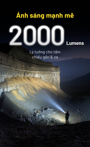Đèn pin NITECORE P40 độ sáng 2000 lm chiếu siêu xa 2900m