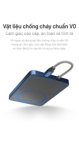 NITECORE POCKET 5 – Sạc dự phòng nam châm 5000mAh siêu mỏng 9mm, cáp USB-C tích hợp, sạc nhanh 22.5W