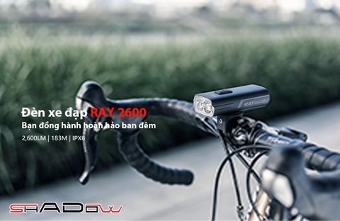 Đèn xe đạp MAGICSHINE RAY 2600 sáng 2600 lumen pin 6700mAH