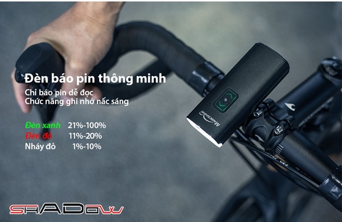Đèn xe đạp MAGICSHINE RAY 2600 sáng 2600 lumen pin 6700mAH