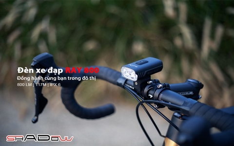 Đèn xe đạp MAGICSHINE RAY800 sáng 800 lumen pin 1700mAH