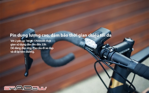 Đèn xe đạp MAGICSHINE RAY800 sáng 800 lumen pin 1700mAH