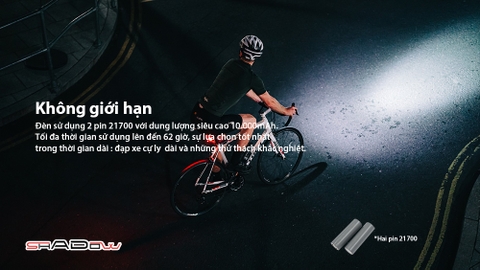 Đèn xe đạp MAGICSHINE RN 3000 2 LED độ sáng 3000 lumen pin 10000mAh
