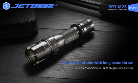 Đèn pin chiếu xa LEP JETBEAM RRT-M2S chiếu xa 1000m độ sáng 480m pin 21700