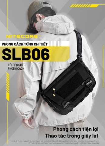 NITECORE SLB06 – Túi đeo chéo 7 L