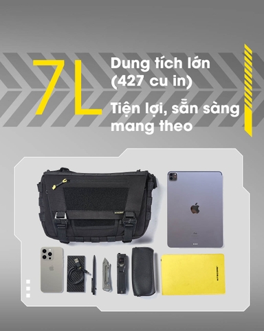 NITECORE SLB06 – Túi đeo chéo 7 L