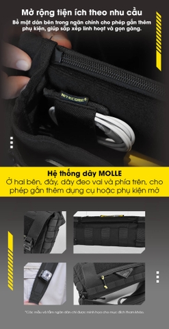 NITECORE SLB06 – Túi đeo chéo 7 L