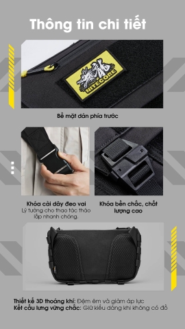 NITECORE SLB06 – Túi đeo chéo 7 L