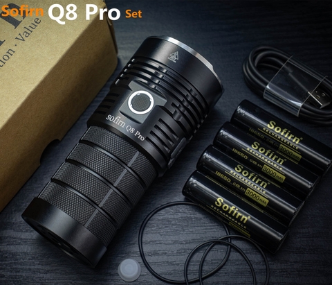 Đèn pin siêu sáng SOFIRN Q8 PRO Cree XHP50.2 độ sáng 11000 lumen