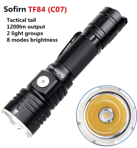 Đèn pin SOFIRN TF84 độ sáng 1200lm chiếu xa 200m