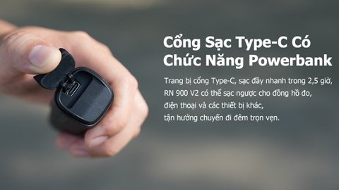 Đèn xe đạp MAGICSHINE RN 900 V2 độ sáng 900lm 4200mAh hỗ trợ đồng bộ ánh sáng FTR, powerbank