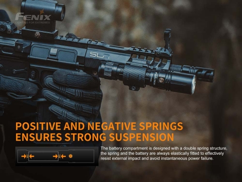 Đèn pin chiếu xa laser trắng FENIX TK30 độ sáng 500 lumen chiếu xa 1200m pin sạc 21700 kèm theo