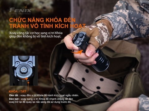 Đèn pin FENIX TK35UE V2.0 sáng 5000 lumen chiếu xa 400m kèm 02 pin sạc Fenix 3400mAh và sạc đôi Vapcell Q2