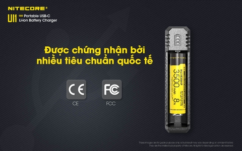 Sạc đơn NITECORE UI1 Đầu vào USB-C