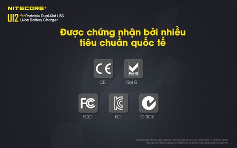 Sạc đôi Nitecore UI2 Đầu vào USB-C
