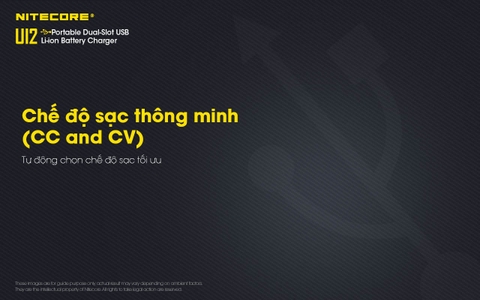 Sạc đôi Nitecore UI2 Đầu vào USB-C