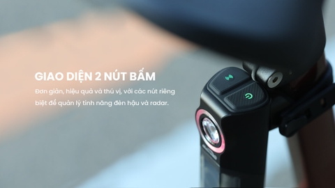 Đèn hậu radar xe đạp MAGICSHINE SEEMEE R300 sáng 300 lumen phát hiện chuyển động phía sau