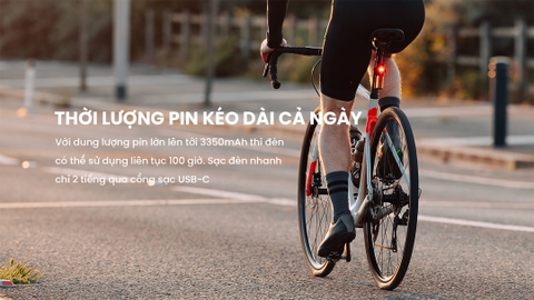 Đèn hậu radar xe đạp MAGICSHINE SEEMEE R300 sáng 300 lumen phát hiện chuyển động phía sau