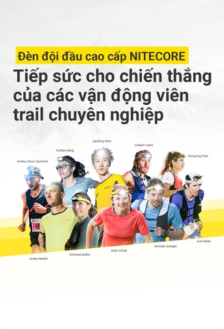 NITECORE UT27 MCT - Đèn đeo đầu chạy trail 800lm chiếu xa 168m, CRI & 3 nhiệt màu, 2 pin 1500mAh