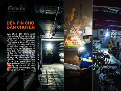 Đèn pin đội đầu FENIX HM70R độ sáng 1600 lumen chiếu xa 186m pin 21700 5000mAH sạc USB C