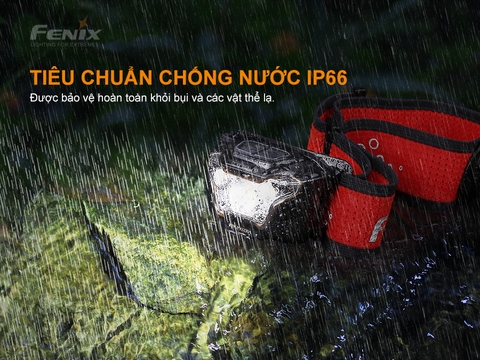 Đèn pin đội đầu siêu nhẹ FENIX HL18R-T sáng 500 lumen chiếu xa 82m sạc USB