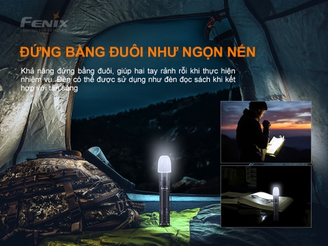 Đèn pin FENIX PD32 V2.0 độ sáng 1200 lumens chiếu xa 395m pin 18650