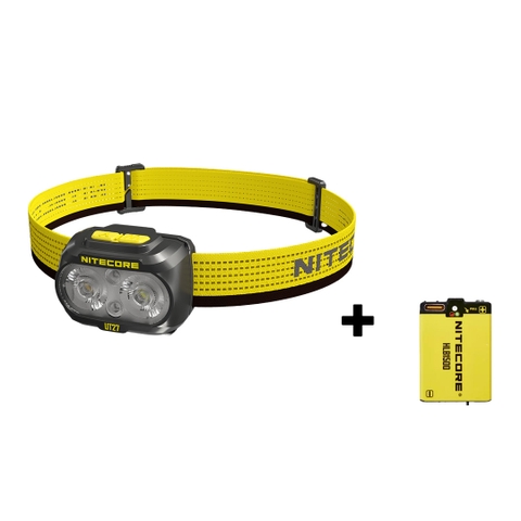Đèn pin đội đầu NITECORE UT27 sáng 800lm chiếu xa 160m pin 1500mAh USB-C chuyên chạy marathon, chạy trail