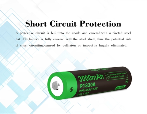 Pin sạc VAPCELL P1830A dung lượng 3000mAh