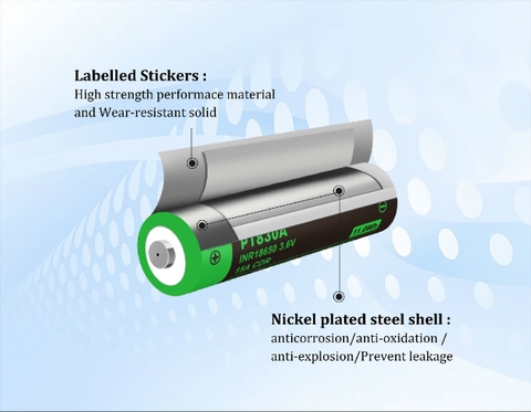 Pin sạc VAPCELL P1830A dung lượng 3000mAh