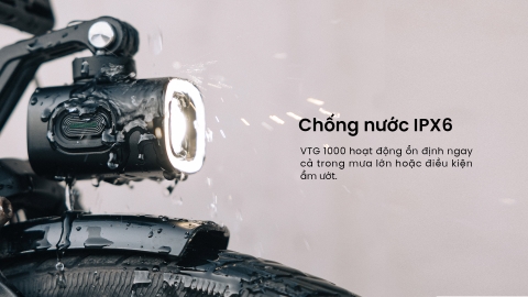 Đèn xe đạp MAGICSHINE VTG 1000 sáng 1000 lumen chuyên lắp xe đạp gấp