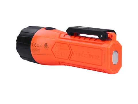 Đèn pin công nghiệp FENIX WF11E độ sáng 200 lumen chiếu xa 185m chống cháy nổ, đuôi nam châm , dùng 3 pin kiềm AA
