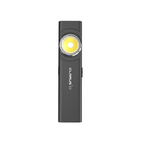 Đèn pin mini KLARUS E5 độ sáng 600 lumens chiếu xa 30m sử dụng 2 LED COB đuôi nam châm sạc USB C
