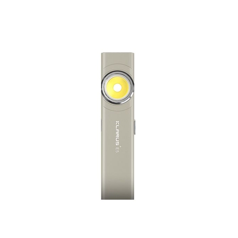 Đèn pin mini KLARUS E5 độ sáng 600 lumens chiếu xa 30m sử dụng 2 LED COB đuôi nam châm sạc USB C