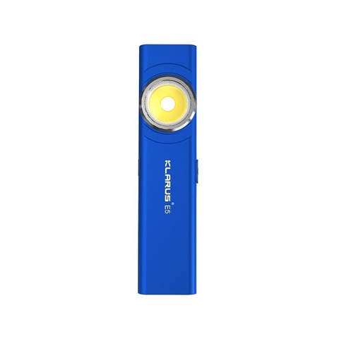 Đèn pin mini KLARUS E5 độ sáng 600 lumens chiếu xa 30m sử dụng 2 LED COB đuôi nam châm sạc USB C