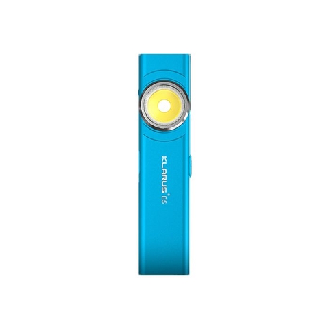Đèn pin mini KLARUS E5 độ sáng 600 lumens chiếu xa 30m sử dụng 2 LED COB đuôi nam châm sạc USB C