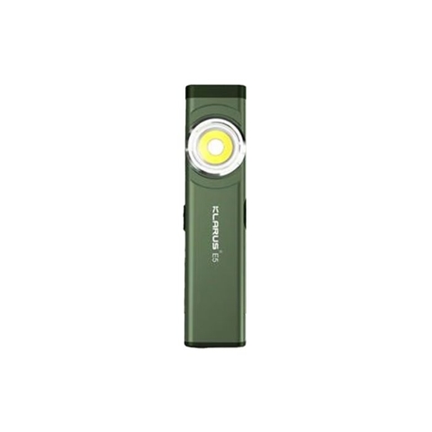 Đèn pin mini KLARUS E5 độ sáng 600 lumens chiếu xa 30m sử dụng 2 LED COB đuôi nam châm sạc USB C