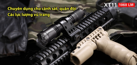 Đèn pin KLARUS XT11 CREE XM-L2 U2 độ sáng 1060lm chiếu xa 241m