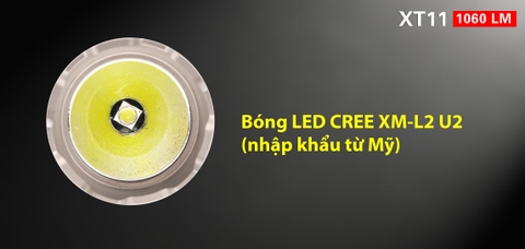 Đèn pin KLARUS XT11 CREE XM-L2 U2 độ sáng 1060lm chiếu xa 241m