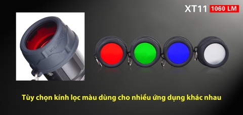 Đèn pin KLARUS XT11 CREE XM-L2 U2 độ sáng 1060lm chiếu xa 241m