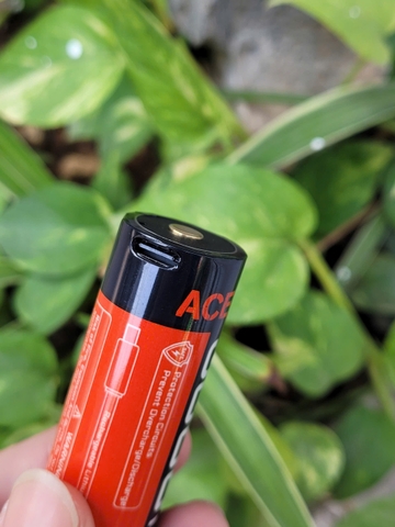 Pin sạc ACEBEAM 21700 5000mAh dòng xả 15A sạc USB