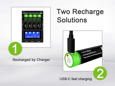 Pin 21700 Vapcell P2160A 6000mAh USB-C – Dòng xả 12.5A, sạc USB-C