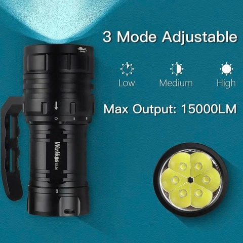 Wurkkos (Sofirn) DL06 – Đèn Pin Lặn Siêu Sáng 15.000 Lm, Chống Nước IPX8 (100 m)