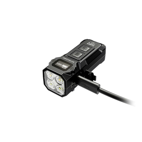 NITECORE TUP2 - Đèn pin móc khóa 1200 lumen 3 nhiệt màu màn OLED, sạc USB-C