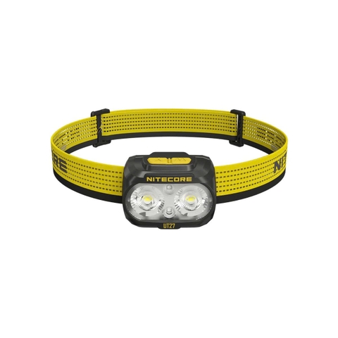 NITECORE UT27 MCT - Đèn đeo đầu chạy trail 800lm chiếu xa 168m, CRI & 3 nhiệt màu, 2 pin 1500mAh